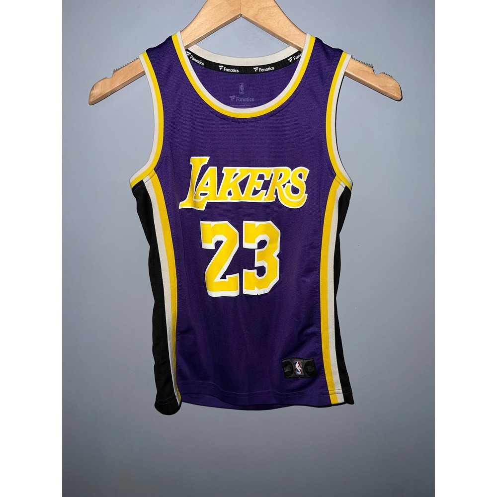 Fanatics Los Angeles Lakers LeBron James 23 Youth Jersey Purple Small